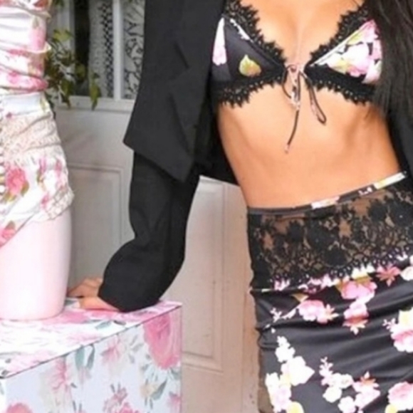 For Love and Lemons Melrose Floral Bralette NWOT - Picture 11 of 15